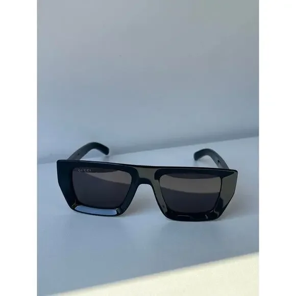 NEW Gucci GG1723S Black Flat Top Unisex Sunglasses - Picture 6 of 13